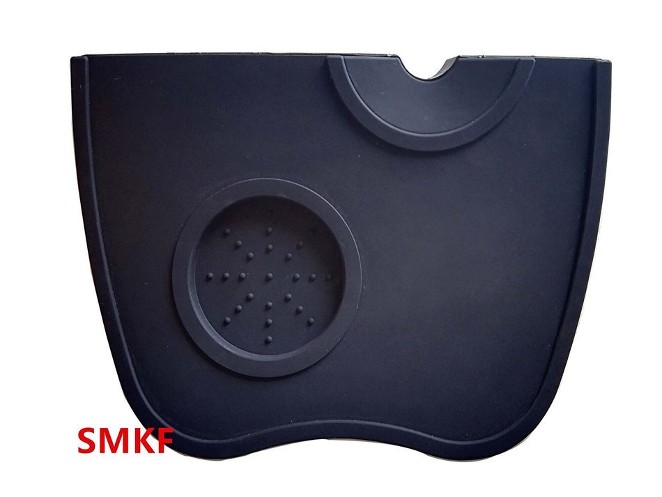 SMKF Espresso Tamping Mat Tamper Holder Dropped Edge Corner Silicone Non-Slip Barista N2