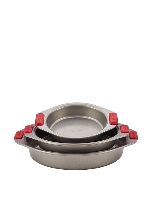 Cake Boss Basics Nonstick Bakeware 3-Piece Round Cake Pan Set