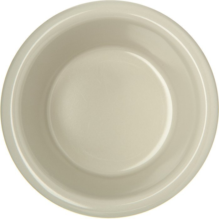Carlisle S279-842 12 Piece Melamine Fluted Ramekin Cash and Carry Set, 2-Ounce Capacity, 1.43" Height, Bone (Case... N2