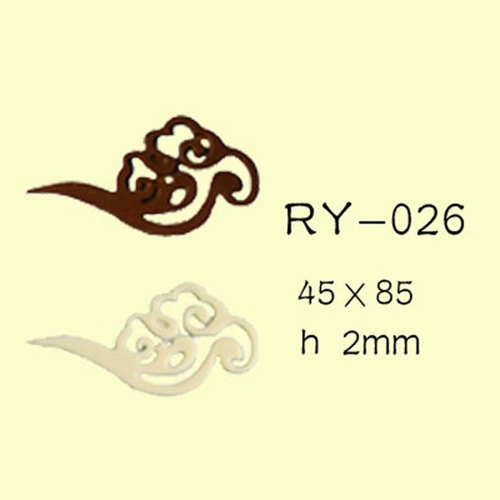FOUR-C Clouds Chocolate Mat Silicone Sugarcraft Molds for Chocolate Decorating Color Transparent N2