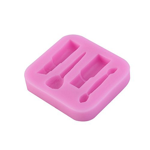 1 Pcs/Makeup Tools Design Lipstick Fondant Cake Molds 3D Silicone Soap Chocolate Candy Decorative baking Bakeware... N5