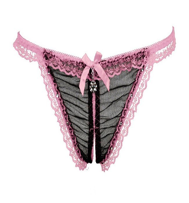 Underwear, PHOTNO Female Perspective Diamond Lace Panties Underwear Low Rise Thong N3