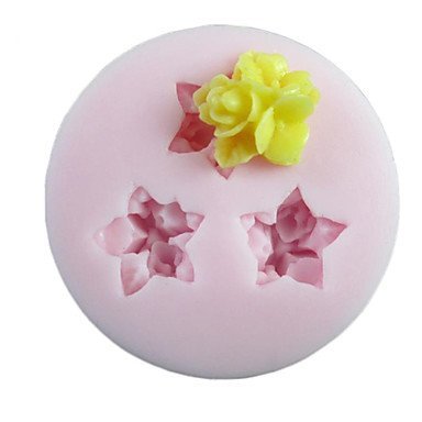Y&XL&H Three Holes Flower Silicone Mold Fondant Molds Sugar Craft Tools Resin flowers Mould Molds For Cakes