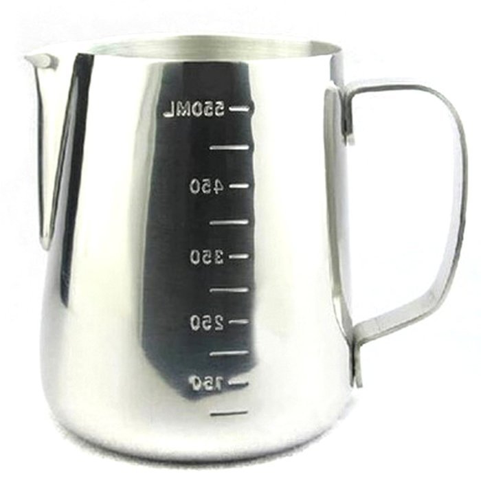 HUPPYNUTS STEAMING PITCHER Stainless Steel Frothing Pitcher with ...