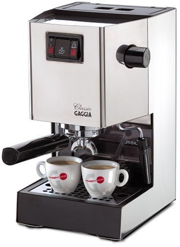 Gaggia 14100 Classic Espresso Machine, Polished Stainless Steel