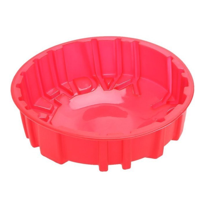 Cake Decorating Mould - TOOGOO(R) Happy Birthday Letters Round Baking Cake Pan Mold Candy Mould Cake Decorating...
