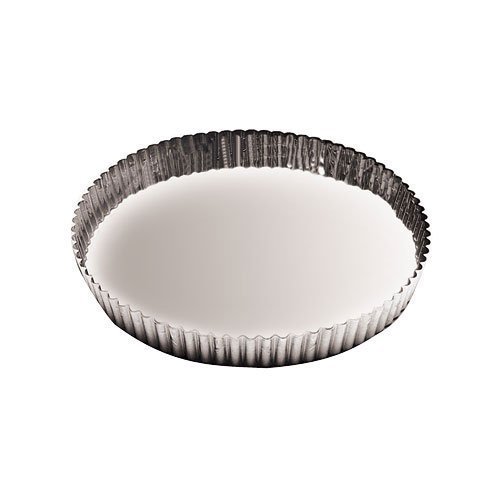 Paderno World Cuisine 8.625 Inch Fluted Non-Stick Tart Mold with Removable Bottom