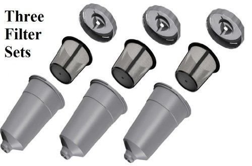 3X Keurig My K-Cup Replacement Coffee Filter Set fits B30 B40 B50 B60 B70 series