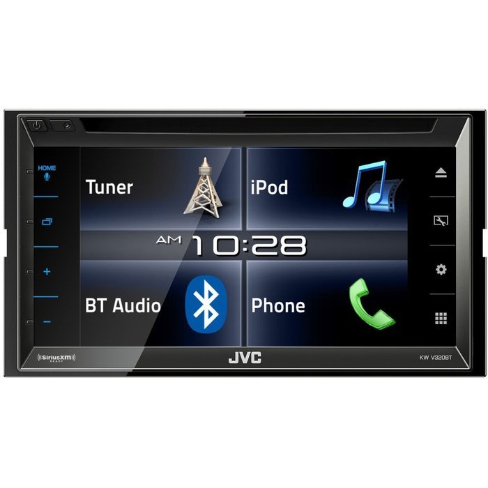 JVC 6.8-Inch In-Dash Touchscreen Receiver with Bluetooth | KWV320BT N2