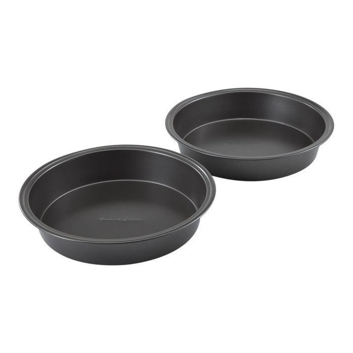 Baker's Secret Essentials 8" 2 Piece Round Cake Pan Value Pack
