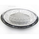 10 Inch Low Dome Plastic Disposable/Reusable Pie Carrier #WJ44 (25)