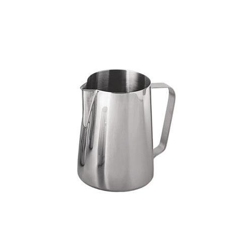 Update International EP-12 Stainless Steel Frothing Pitcher, 12-Ounce, Set of 6