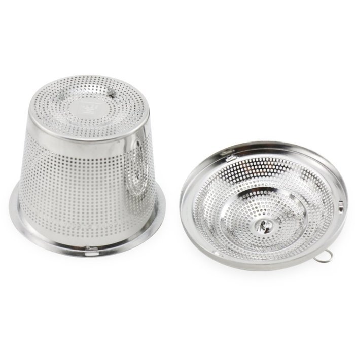 Tea Strainer, Newness 304 Food Grade Stainless Steel Tea Strainer with Lid and Extended Chain - Tea Infuser /... N8