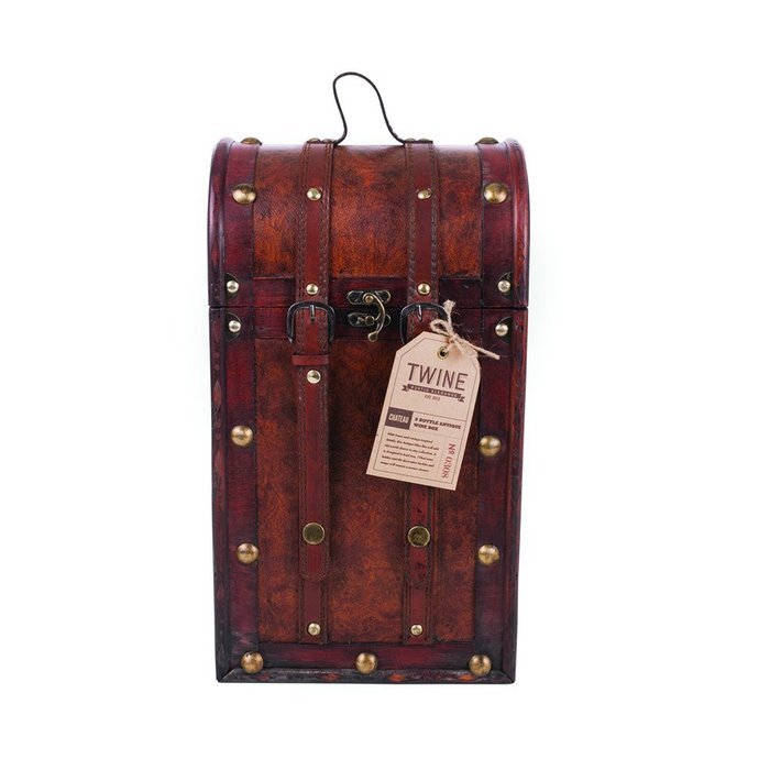Chateau Treasure Chest Wine Box by Twine N20