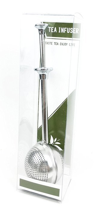100% Food Grade Stainless Steel Easy to Use Accent Round Ball Tea Leaves Infuser Filter Strainer Spring Handle... N3