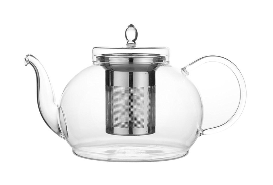 Tea gift Glass Teapot Duo, 16oz/470ml with Fab Flowering Tea (2 Blooms) N29
