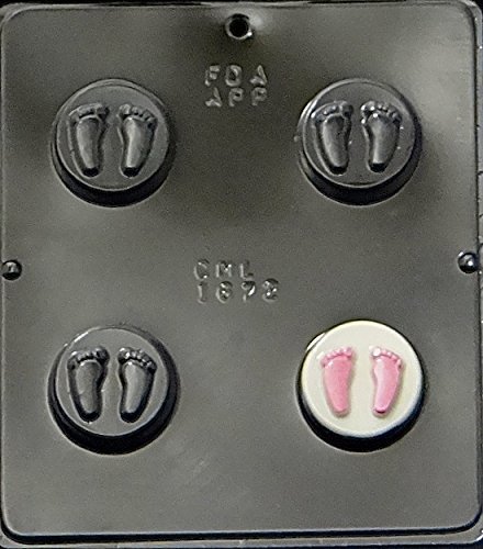Baby Feet Oreo Cookie Sandwich Chocolate Candy Mold Baby Shower 1672