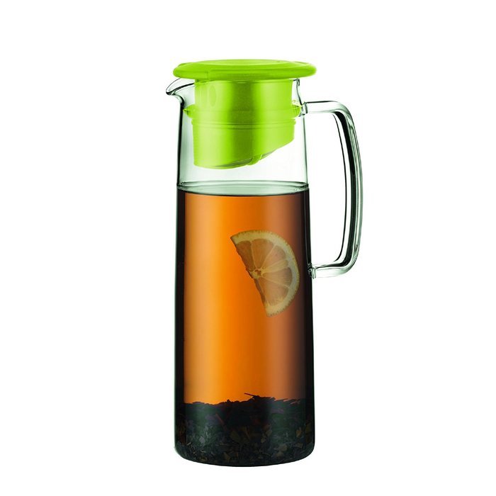 Bodum Biasca Ice Green Tea Jug, 40 oz, Red N10