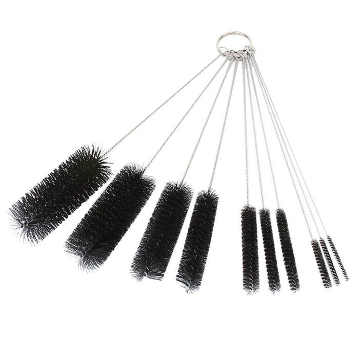 Sankuwen Tube Nylon Brush Set - Spray Tube Brush 10pc N3