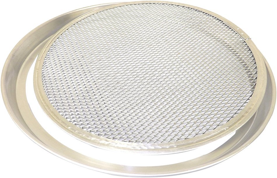 Allied Metal CCPPS8X2 Pizza Pan with Removable Screen Bottom, Tapered Design, 8 by 2-Inch