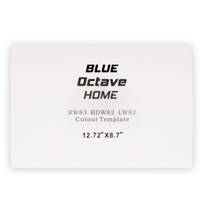 Blue Octave LW82 In Wall 8" Speakers Home Theater Surround Sound 2-Way 4 Pair Pack N4