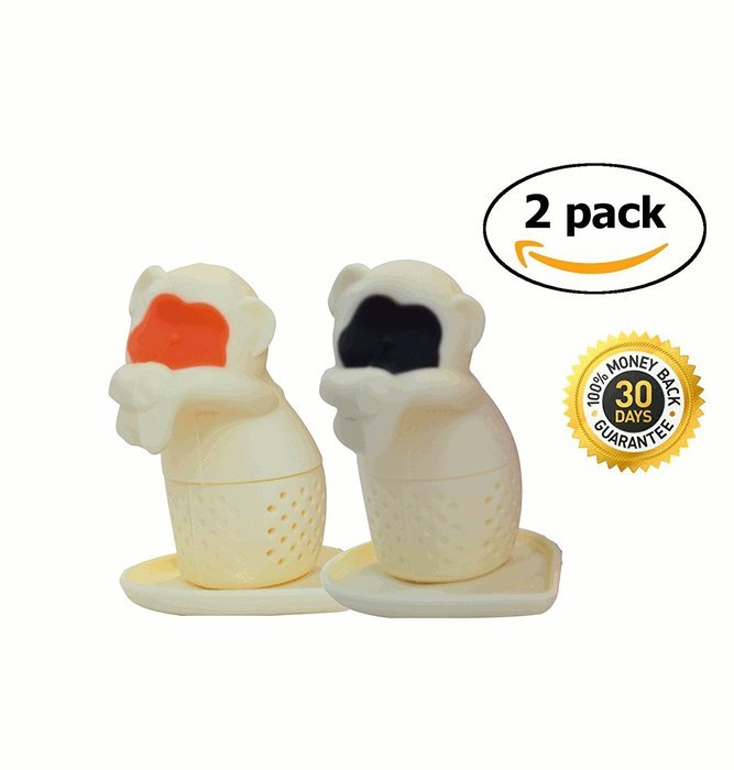Monkey Mo Loose Leaf Tea Infuser - Color Changing (Pack 2) N5