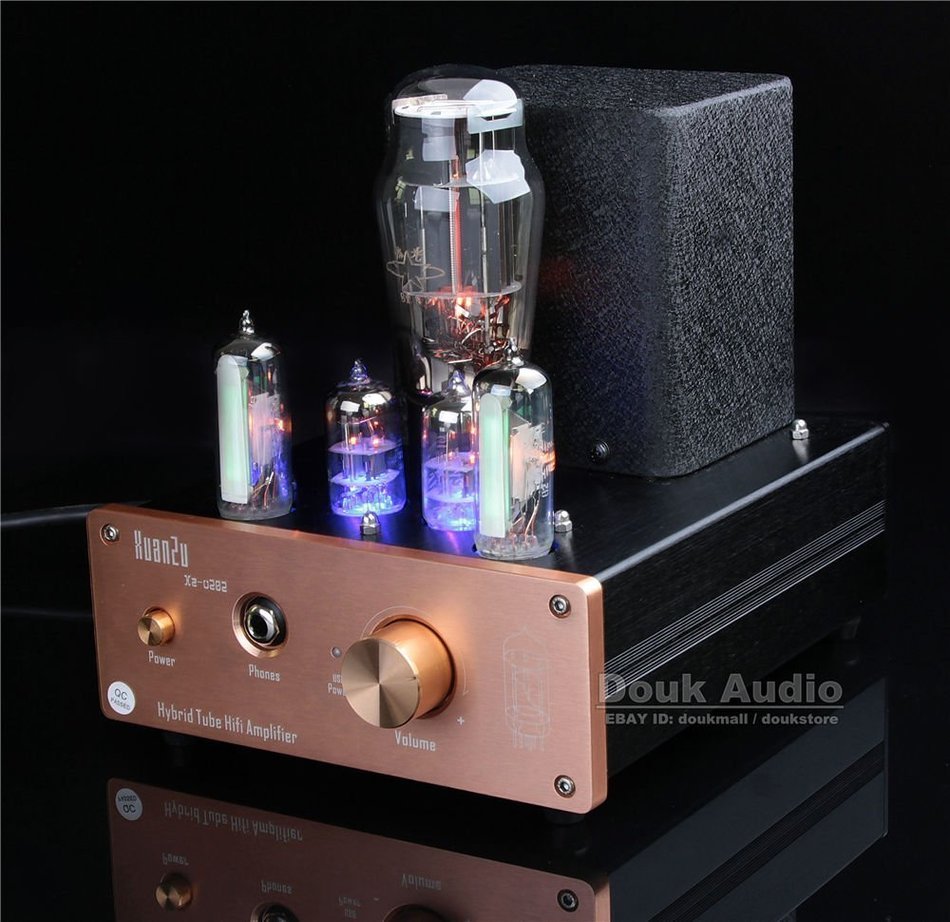 Douk Audio Hybrid Class A Tube Headphone Amplifier USB DAC Audio Decorder HiFi Valve Preamp N4