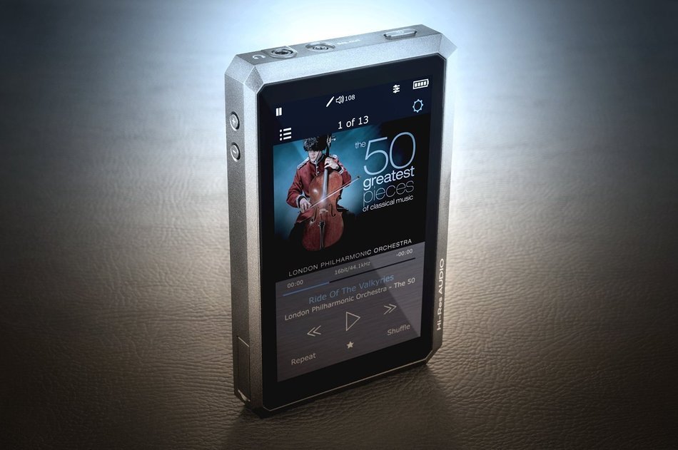 OPUS#1 Metal Premium, Portable Mastering Quality Sound (MQS) Audio Player N2