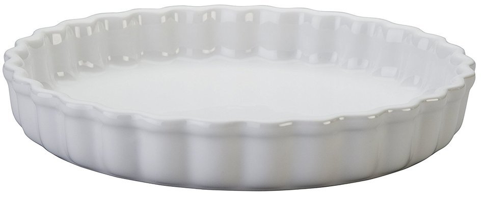 Le Creuset Stoneware 1-1/2-Quart Tart Dish, Cherry N3