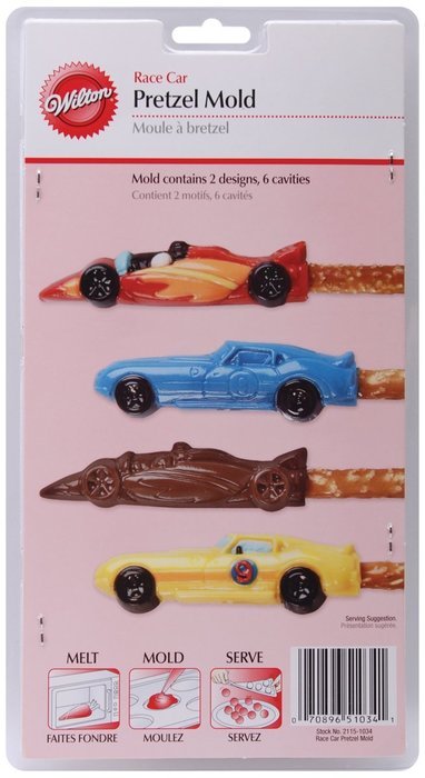 Wilton 2115-1034 Race Car Pretzel Mold N2