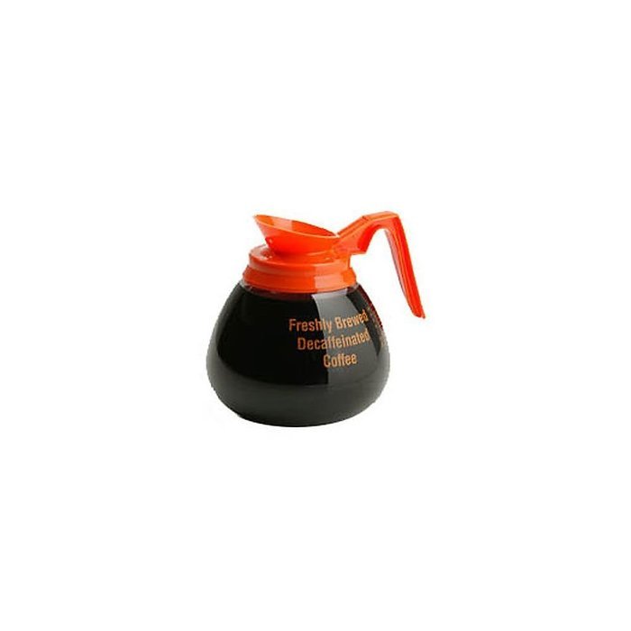 Bloomfield DCF8901O24 Glass Decaf Coffee Decanter with Orange Handle