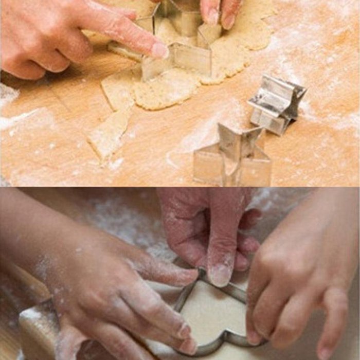 ZhiDa Christmas Silicone Handmade Fondant Cake Decorating DIY Mould Baking Mold (Pink) N5
