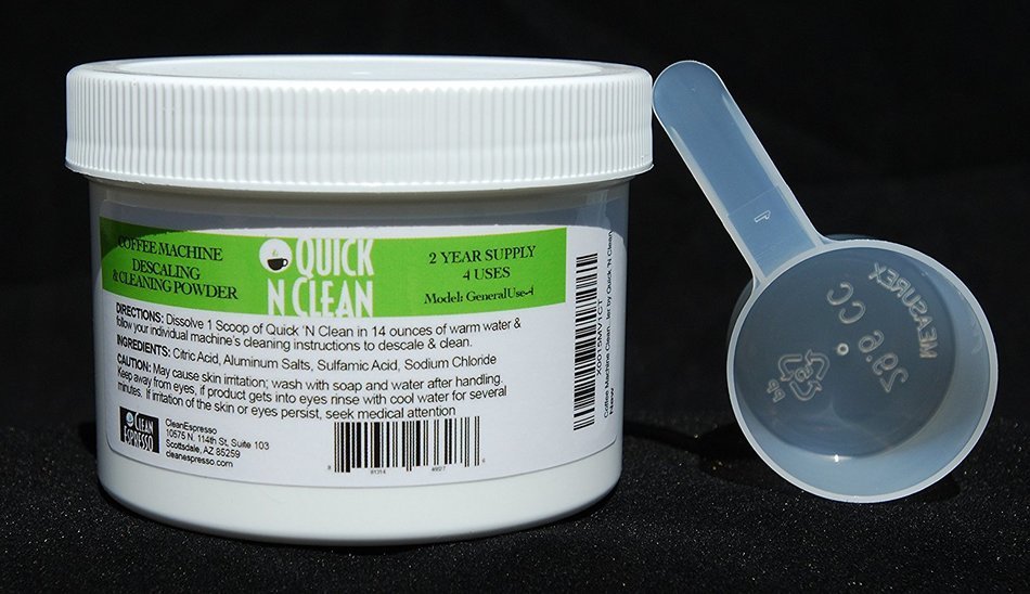 Coffee Machine Cleaner & Descaler by Quick 'N Clean N2