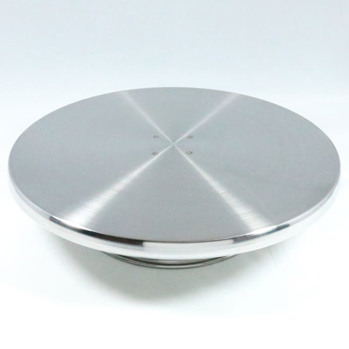 Hanason Cake Decorating Stainless Turntable and Cake Stand