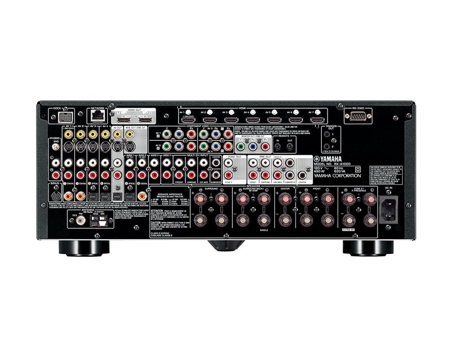 Yamaha RX-A1000 7.1-Channel Home Theater Receiver (OLD VERSION) (Discontinued by Manufacturer)