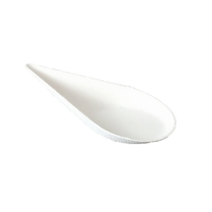 Bagasse Egg Shaped Tasting Dish 100 count box N14