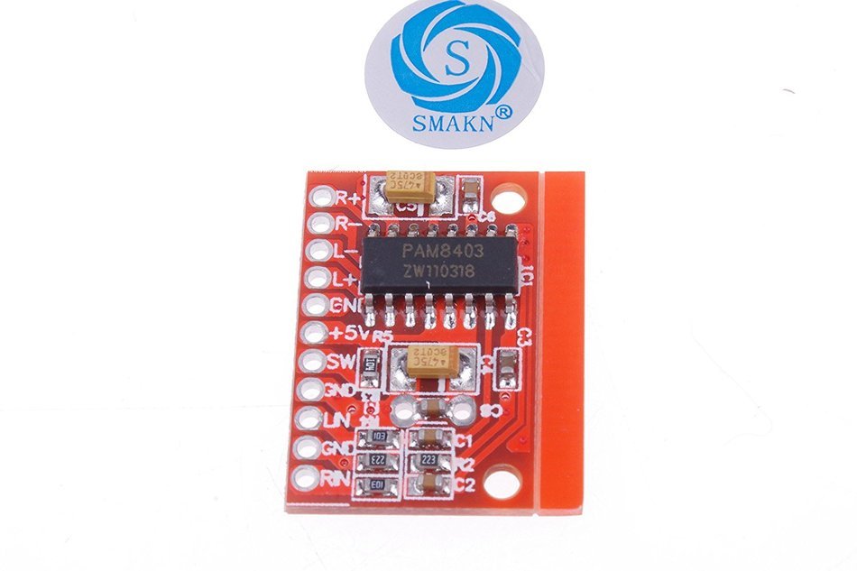 SMAKN&reg; High-Power 2-Channel 3W PAM8403 Audio Super Mini Digital Amplifier Board N2