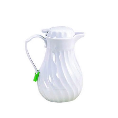 Tablecraft (542) 20 oz Plastic Swirl Decanter w/Thumb Press