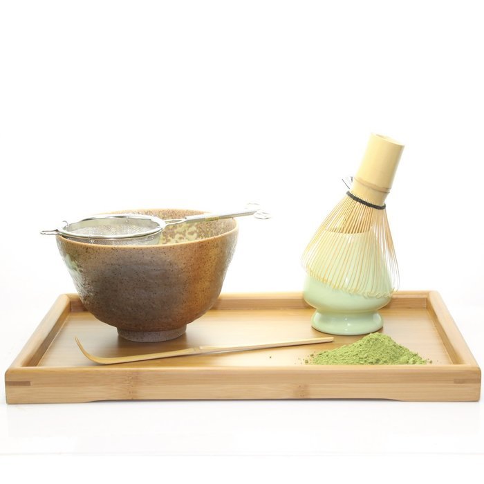 Japanese Matcha Tea Ceremony Connoisseur Set (Beige) by Tealux N6
