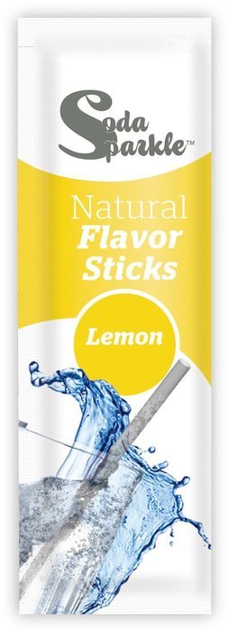 SodaSparkle Natural Sugar Free Bottle-Size Lemon Flavor Pack (10 Count) N3
