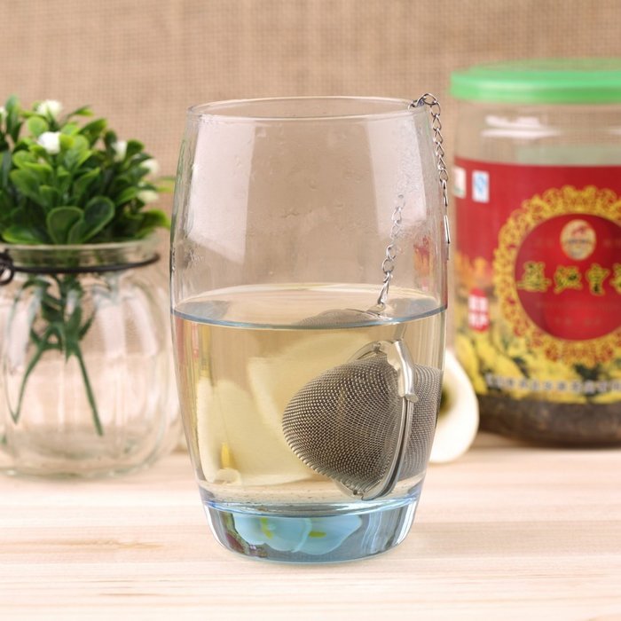 OUTAD Stainless Steel Kettles Infuser Strainer Tea Locking Spice Egg Shaped Ball N9