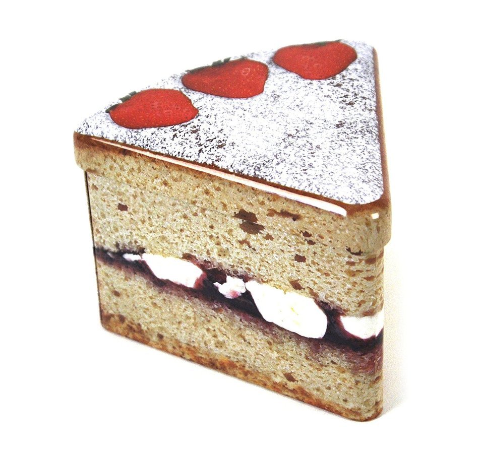 Strawberry Sponge Cake Slice Tin N2