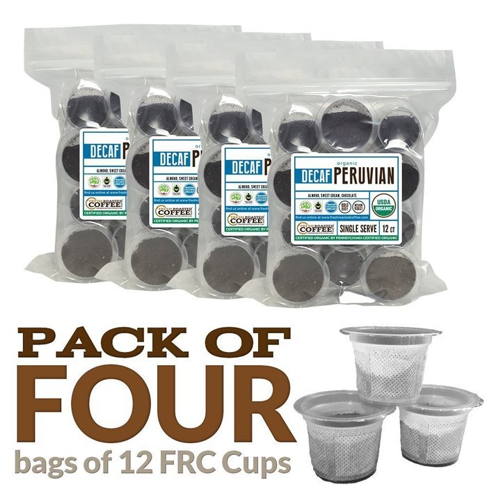 Ethiopian Yirgacheffe OFT Coffee, 48 ct. FRC Cups, Fresh Roasted Coffee LLC. N4