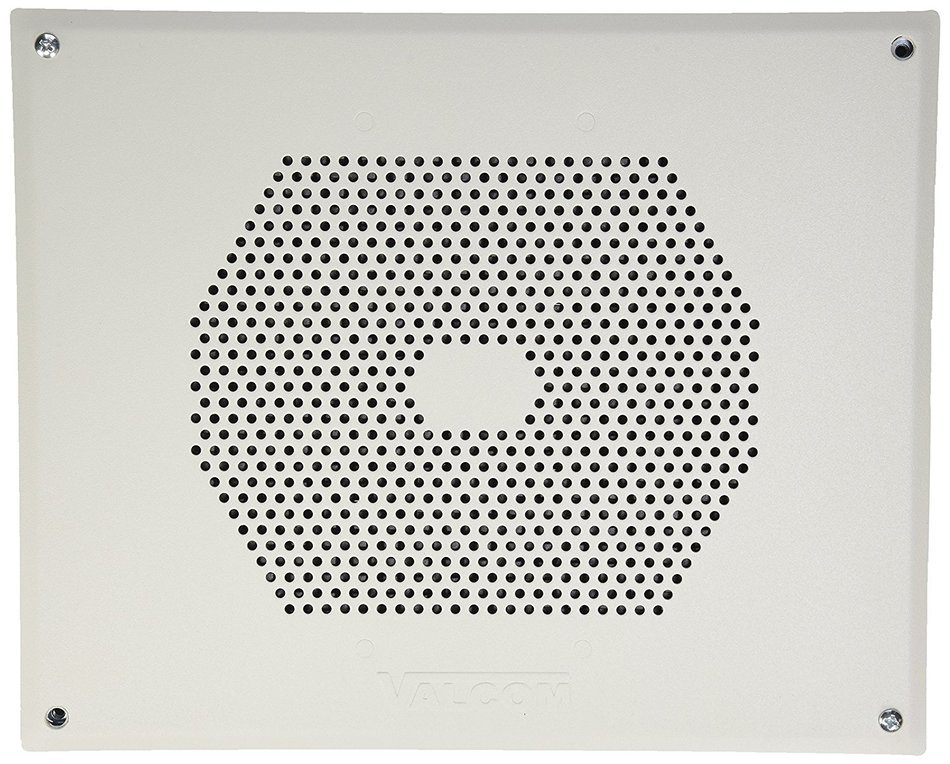 Valcom V-9807 Vandal Resistant Enclosure and Faceplate for 8-Inch Wall Speaker N2