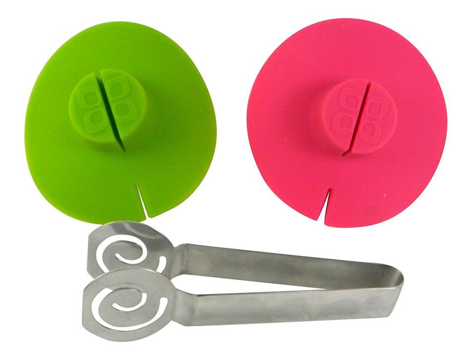 Stainless Steel Tea Bag Squeezer and 2 Tea Bag Buddy Tea Drinkers Accessories Set N3