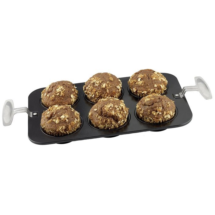 George Foreman GRP4EMB Black Evolve Grill with 2 Grill Plates, 1 Deep-Dish Bake Pan and 1 Cupcake and Muffin Pan... N5