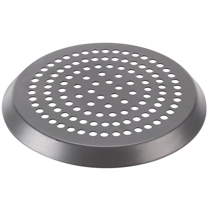 American Metalcraft CAR7HCSP 7" Super Perforated Hard Coat Anodized Aluminum CAR Pizza Pan N4