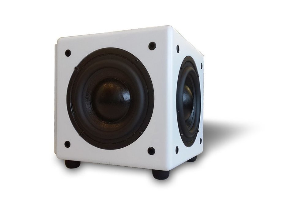 Pure Acoustics Snow Pro X3 100Watts Powered Subwoofer (Single, White) N2