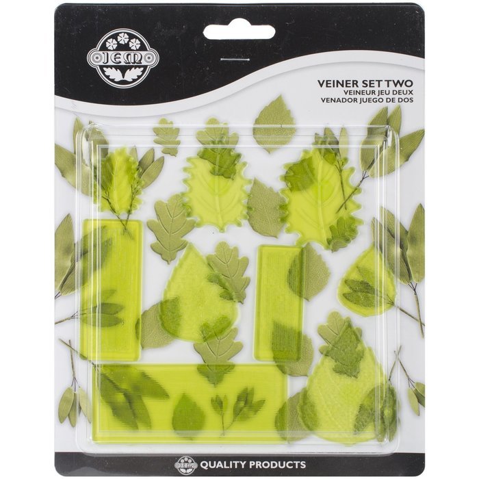 PME Plastic 9-Piece Cutter Set, Vein Set 2