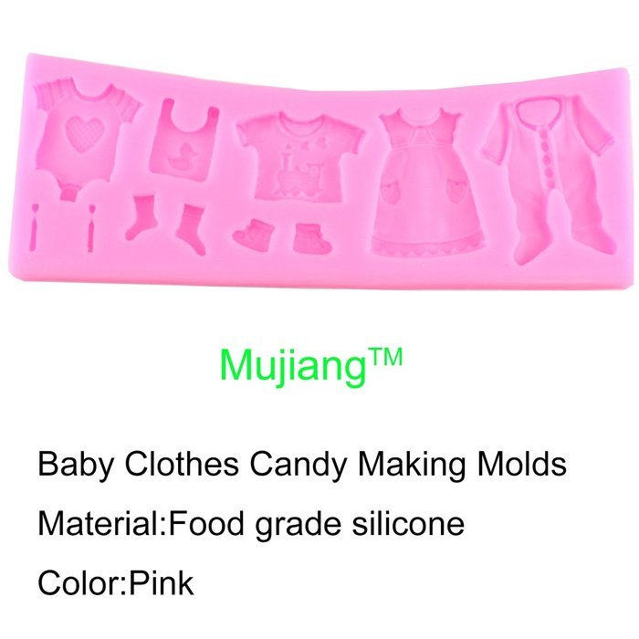 DIY Fondant Cake Lace Mold Baby Clothes Washing Line Silicone Molds Sugar Craft Mold Cake Decorating Ct394 N2